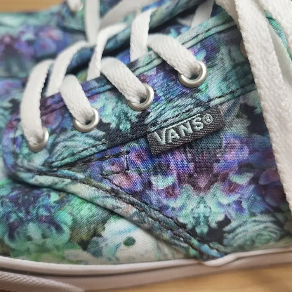 Vans Off‎ The Wall Womens 500714 Multicolor Lace Up Sneaker Shoes Size 8